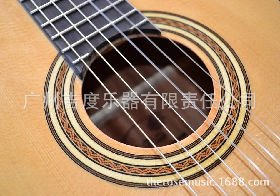 Плоская Классическая акустическая гитара 36 39 дюймов Фламенго гитарра 6 струн красная сосновая пицея орех красный свет тела стандартный размер