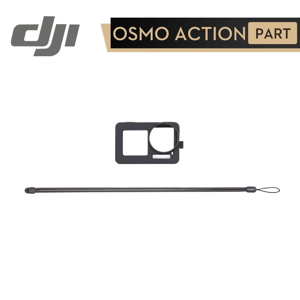 DJI Cynova Osmo Action Силиконовый протектор для DJI Osmo Action со шнурком регулятор точного прилегания обеспечивает полную защиту