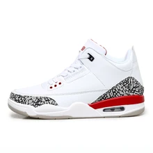 Мужские баскетбольные кроссовки Jordan с высоким берцем, амортизирующий светильник, баскетбольные кроссовки, противоскользящие дышащие спортивные кроссовки Jordan