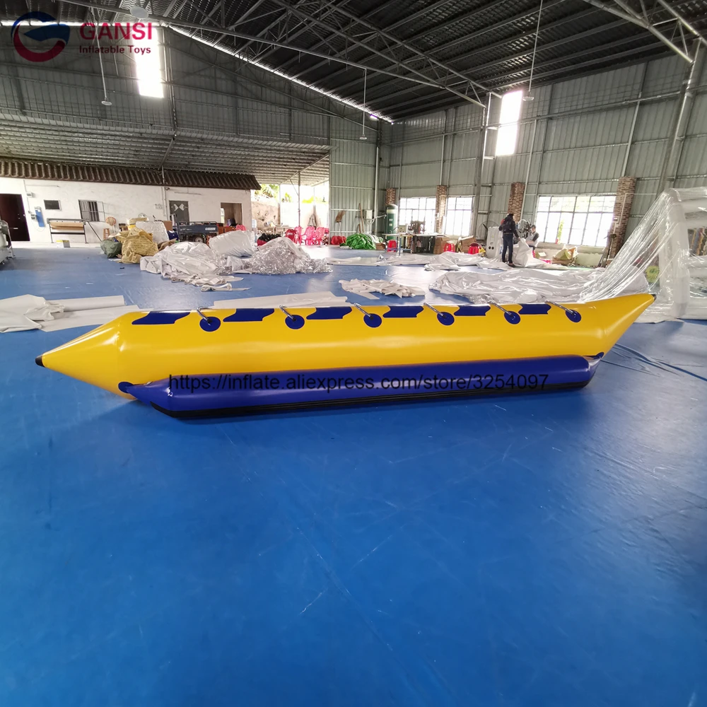 Free Shipping Customized Size Inflatable Flying Fish Tube Towable Water Floating Inflatable Banana Boat With Air Pump free shipping new kites flying shark kites for adults kites reel cometa paragliding cerf volant cometas de viento linha de pipa