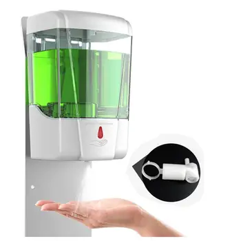 

Automatic Spray Type Hand Sanitizer Dispenser Wall Mounted Touchless 700mL Motion Sensor Smart Soap Dispensing Container