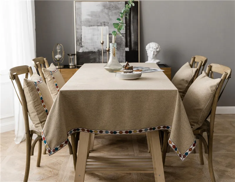Modern Waterproof Table Cloth manteles para mesa rectangulares en tela  Rectangular webbing lace tablecloth Tablecloths