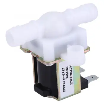 

G3/8 OD12mm Plastic Electric Solenoid Valve Manual Flush Valve Normally Closed Water Inlet Flow Switch Electric Magnetic Valve