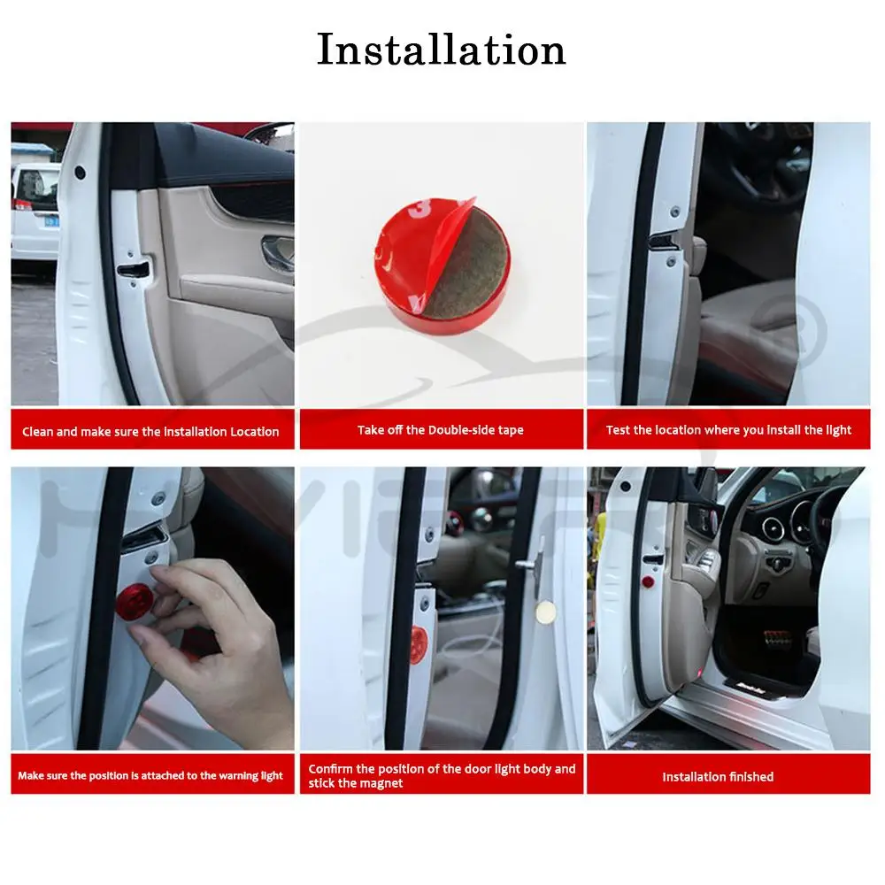 Car Parts 2 Pieces Car Safety Door Open Warning Anti Collision Flash Lamp Led Salondulivreathena Car Parts 2 Pieces Car Safety Door Open Warning Anti Collision Flash Lamp Led Salondulivreathena