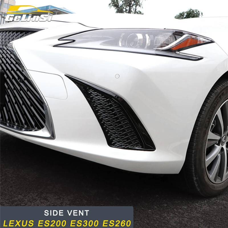 

GELINSI Car Styling Side A/C Air Vent Outlet Panel Cover Trim Frame Sticker for Lexus ES 2018 ES200 ES300 ES260