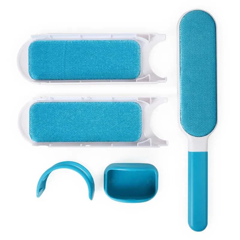 Reusable Remover Brush Magic Clean Brush Double Side Self-Cleaning Scrub Set for Pet Hair Fur Sofa Clothes Furniture Car Seats