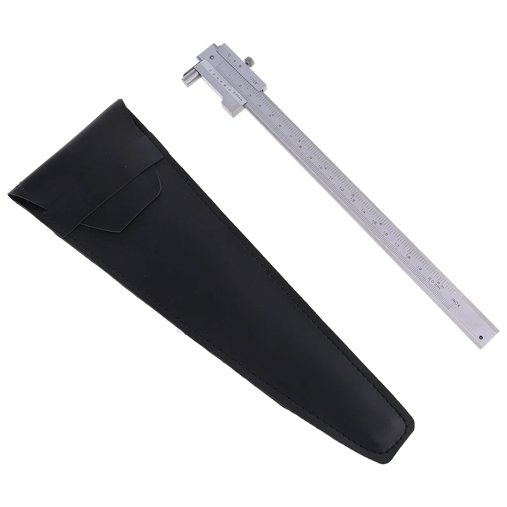 0-200mm/0.1mm Vernier Caliper with Carbide Scriber Parallel Gauge Measuring Tool
