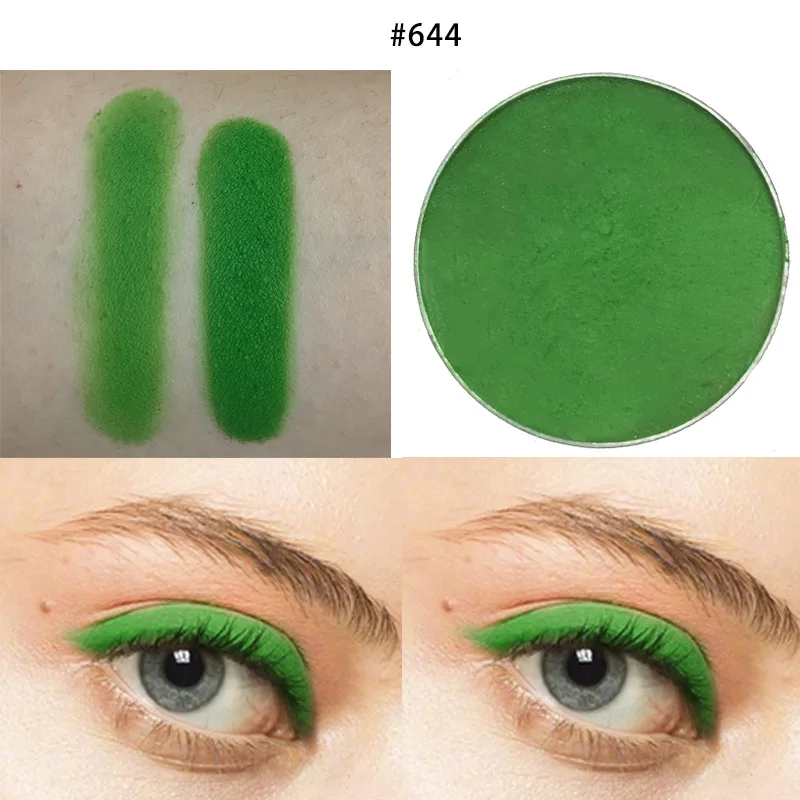 RB302-644 Красный и черный INS 11,11, зеленый цвет, тени для век, пигмент, водостойкие тени для век, макияж, сделай сам, косметика, палитра, макияж для глаз, очаровательный - Цвет: RB302-644