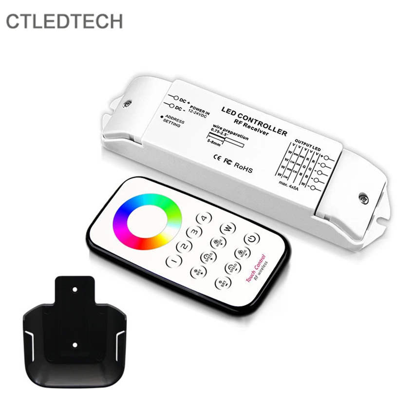 All-New-T8-RGBW-Remote-4-zone-Control-Wireless-Controller-Area-scene-RF ...