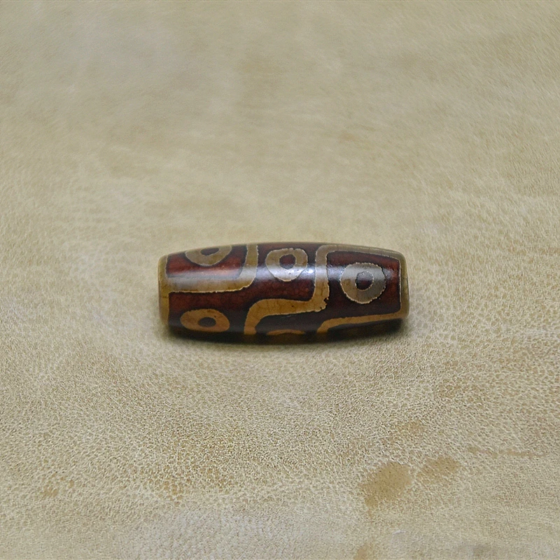 Fire roasted brown agate beads Tibet 9 eyes DZI 15*41mm men and women jewelry DIY free shipping | Украшения и аксессуары
