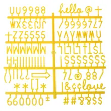 4 шт./компл. персонажей для Войлок письмо доска Номера для со сменными буквами доска 72XF