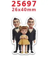 PR-25697 Принадлежности для рукоделия с изображением героев мультфильмов плоские с обратной стороны плоские смолы 30 штук. PR-25697-26497 - Цвет: PR-25697