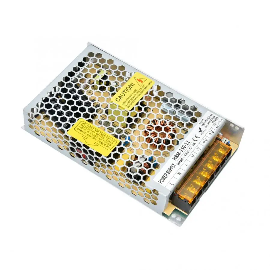 

Switching Power Supply LED Ultra-thin Switch Power Supply 150W 100~115VAC/2.4A or 200~230VAC/1.2A to DC12V/12.5A Switch Power