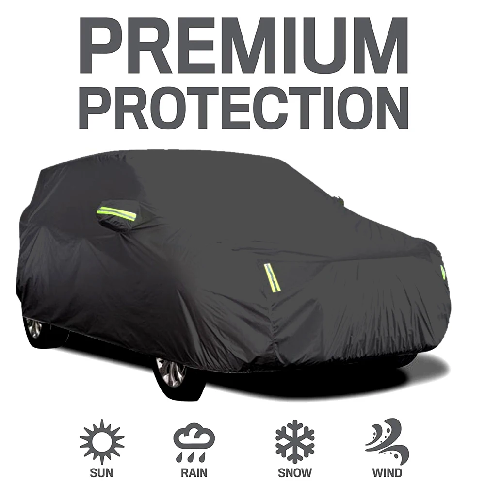 Couverture de voiture Compatible avec Chevrolet Laguna Coup/é Voiture B/âche Sun Protection Contre la Pluie poussi/ère Antigel Oxford Isolation Tissu /Épaississement Car Cover B/âche Color : Black