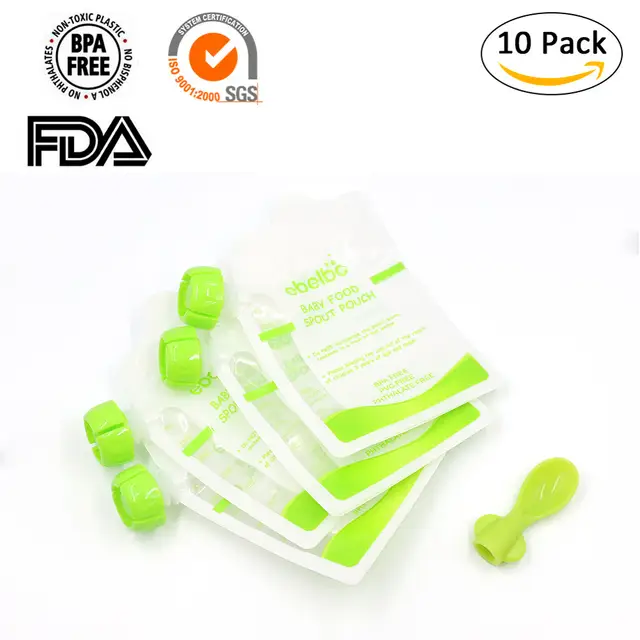 Online Shop 10pcs Baby Food Pouch Reusable Feeding Food Squeeze