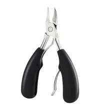 Нержавеющая сталь, каучук-Пластиковая Ручка Маникюр, щипцы для кутикулы инструменты комплект ножниц для маникюра применение Многофункциональный пружина