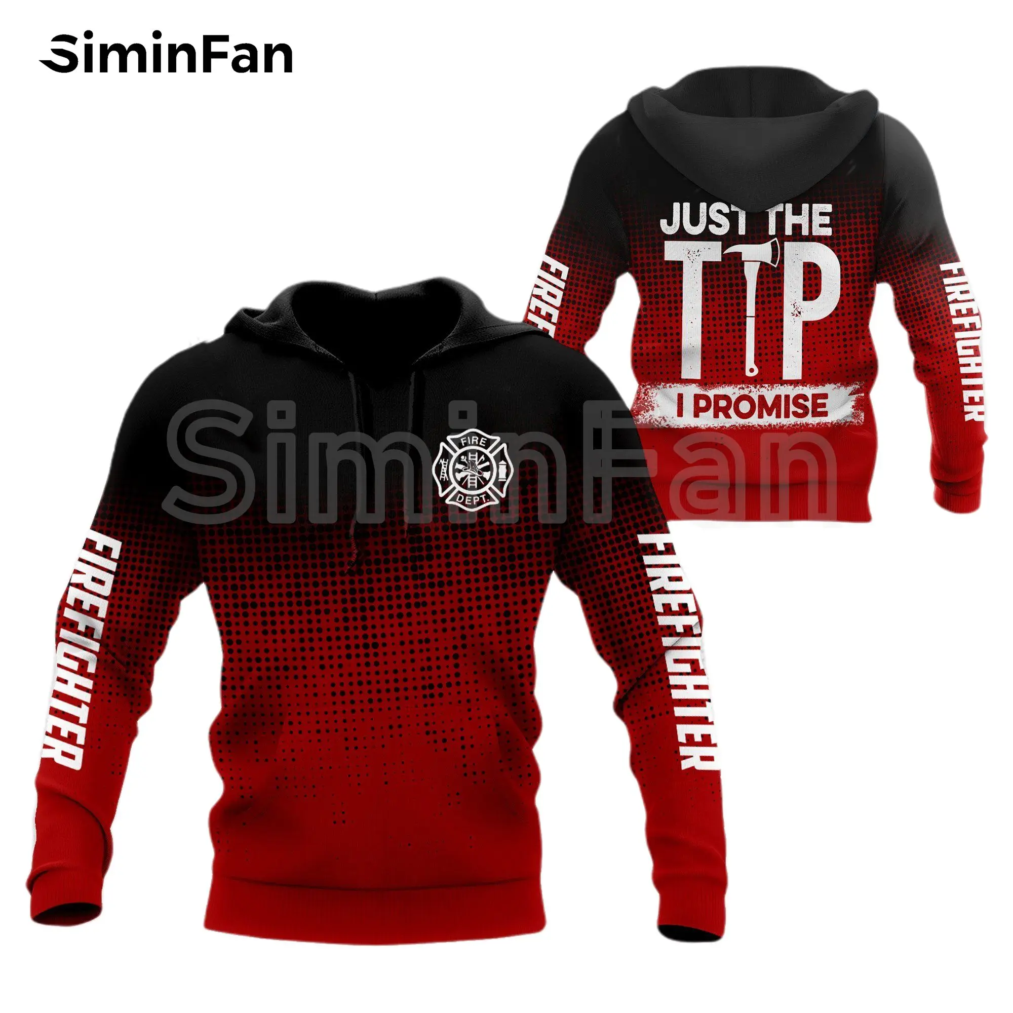 

Firefighter Fireman Hero Mens 3D Print Hoodies Unisex Casual Sweatshirt Harajuku Pullover Women Tracksuit Coat Hip-Hop Jacket 12