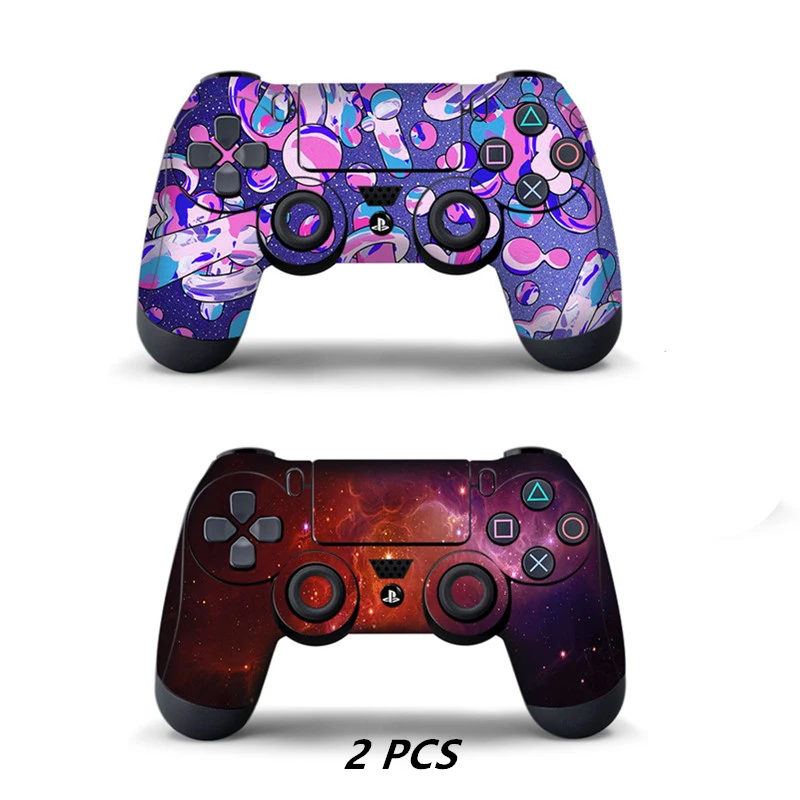 17 2PCS Защитная крышка-лягушка для PS4 контроллера для Playstation 4 Pro Slim Decal аксессуары 15 видов стилей - Цвет: 17 2PCS