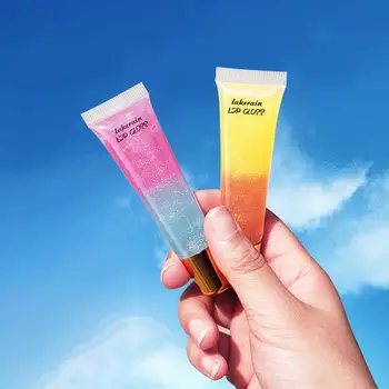 

Two-tone Pearl Mirror Lip Gloss Cosmetics Color Mixing Moisturizing Lipgloss Lasting Makeup Lipgloss Sexy Liquid Lipstick TSLM2