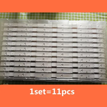 

11 pieces LED Backlight strip for Samsung 50'' TV 2014CHI500 3228 06 REV1.0 140714 LED50EC290N LM41-00107E/00098A 6LED 505mm