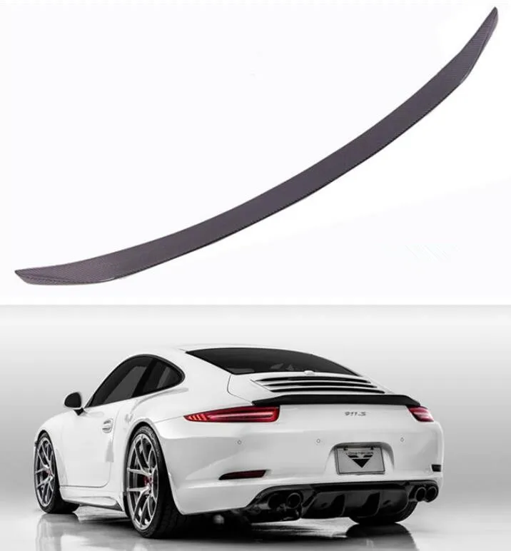 High Quality CARBON FIBER REAR WING TRUNK LIP SPOILER FOR Porsche