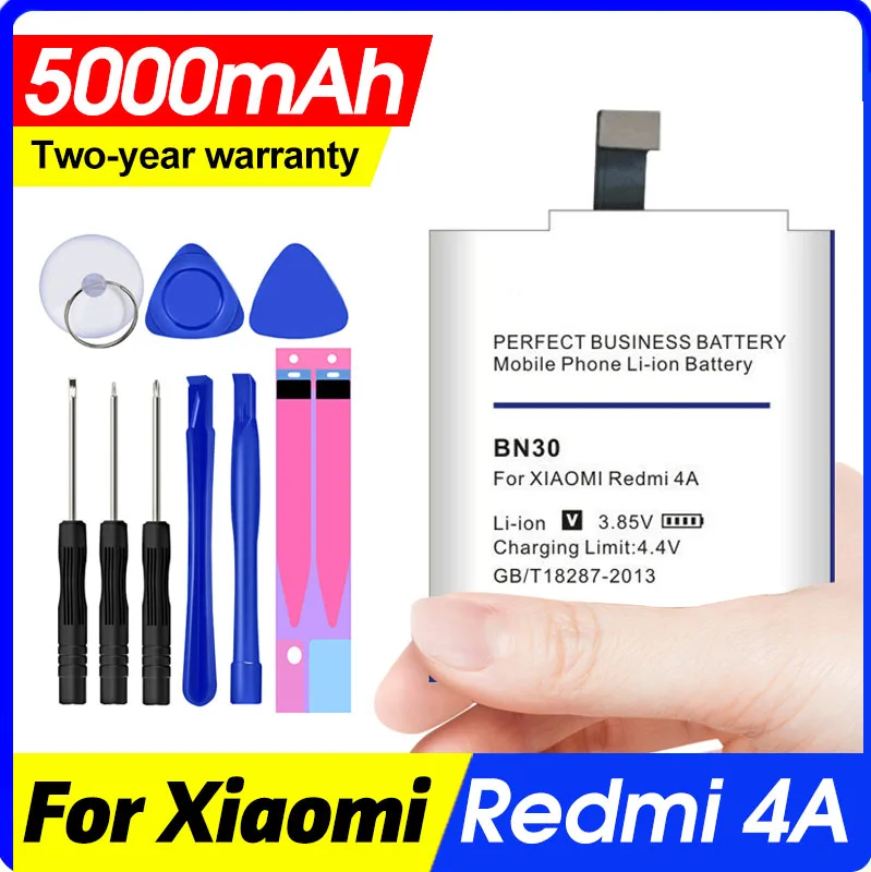 

BN30 Replacement Battery For Xiaomi Redmi 4A Battery for Hongmi 4A Powerful Batteries High Quality