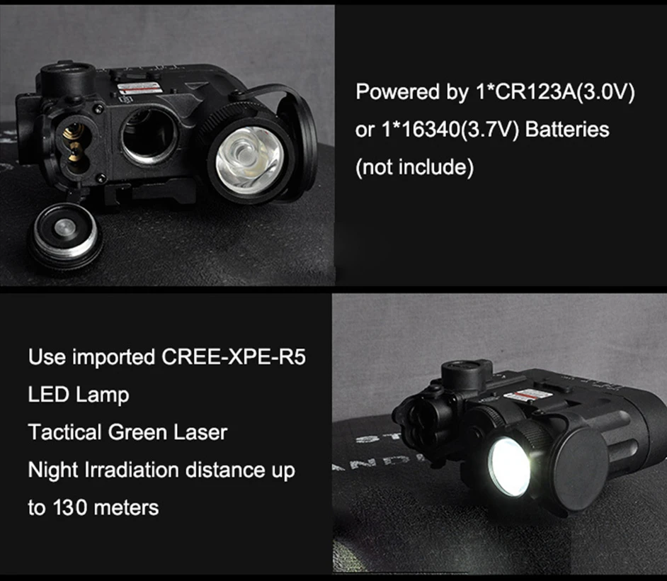 Дистанционное управление переключатель тактический пистолет свет DEDBAL-D2 зеленый/красный лазерный индикатор страйкбол фонарик WEX555