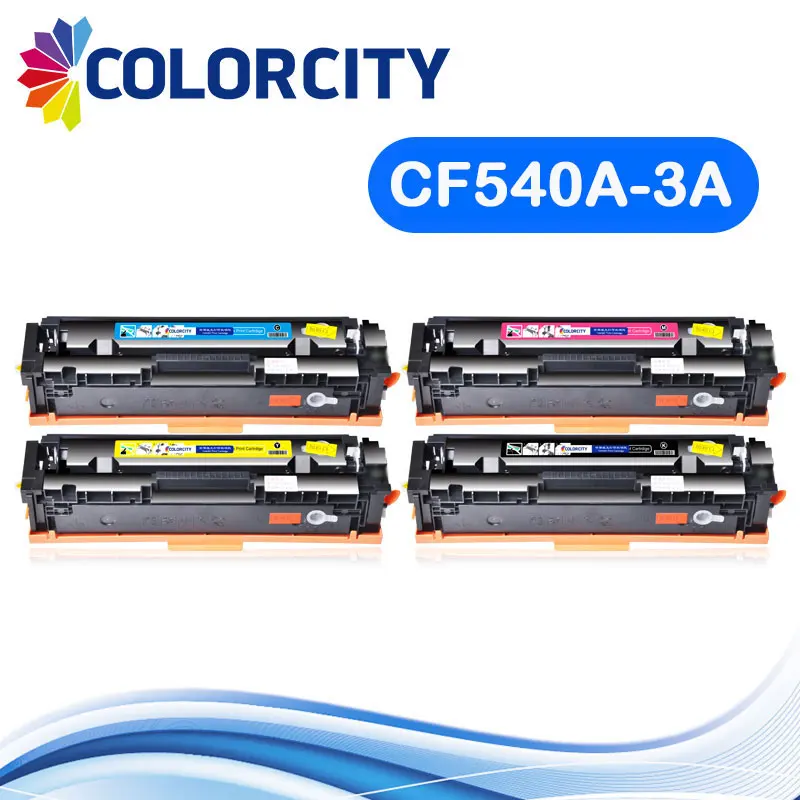 1 набор совместим CF540A CF543A тонер картридж для hp 203A Pro M254nw M254dw МФУ M281fdw M281fdn M280nw M254 M280