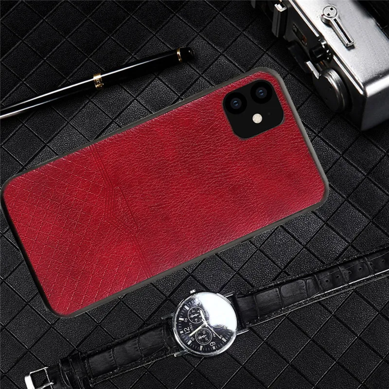 Binmer модный противоударный тонкий кожаный чехол для телефона для IPhone 11 Pro Max IPhone 11 11 Pro защитная задняя крышка