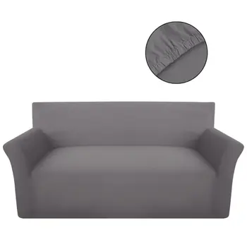 

Sofahusse Sofa cover Stretch slipcover Cotton Jersey Gray