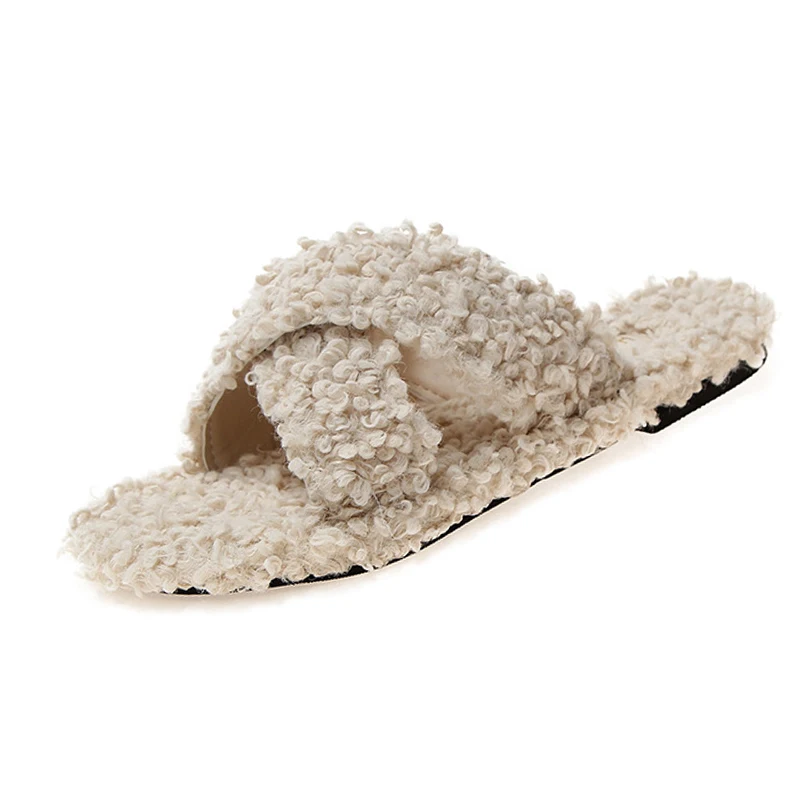 criss cross slippers