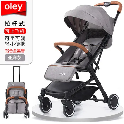 

Light Weight Folding Baby Stroller For Children 2 in 1 Can Sit And Lie Down Travel System Pushchair Pram