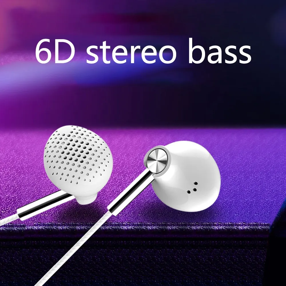 3,5 мм стильные бас проводные наушники для samsung Xiaomi huawei Спортивная прочная гарнитура игра 6D стерео бас наушники-вкладыши