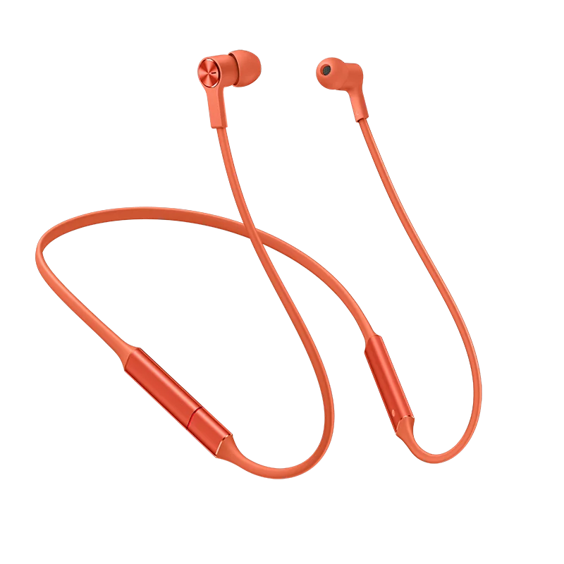Huawei FreeLace Спортивные наушники Bluetooth 5,0 беспроводной для наушников, карты памяти кабель металлическая полость жидкий силикон магнитный переключатель - Цвет: Amber Sunrise