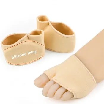 

2 Pairs Soft Bunion Protector Toe Straightener Silicone Toe Separator Corrector SocksThumb Feet Care Adjuster Foot Care Tools