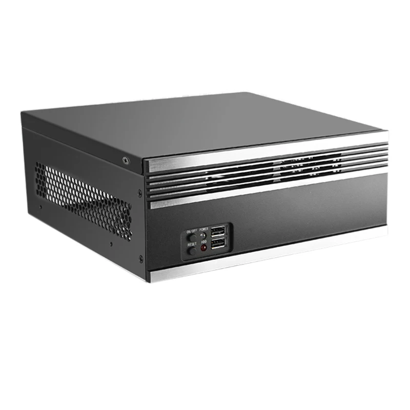 Чехол Itx с матовой алюминиевой панелью портативный мини чехол для компьютера
