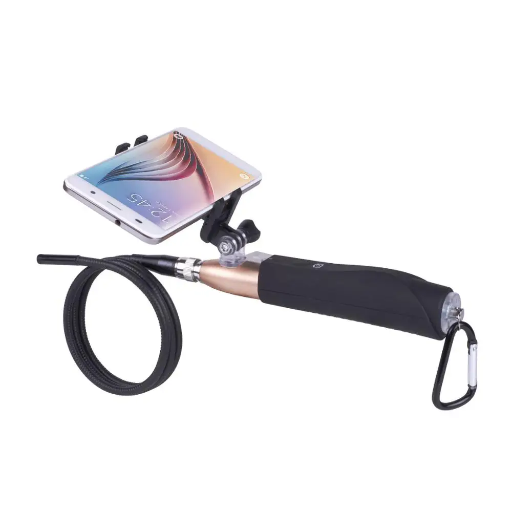 Wifi Handle Endoscope Camera 5.5mm 6 LED Lights Android and IOS Snake Wifi Borescope Camera