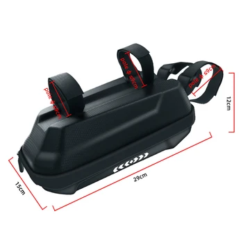 

Hard Shell Front Bag Pouch Carrier Ebike Bicycle Handlebar Head Zipper