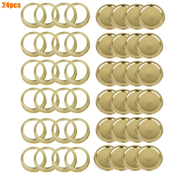 

70mm Wide Mouth Tin Leak Proof Juice Multifunction Universal Drinking Home Kitchen Split Type Sealing Canning Lids For Mason Jar