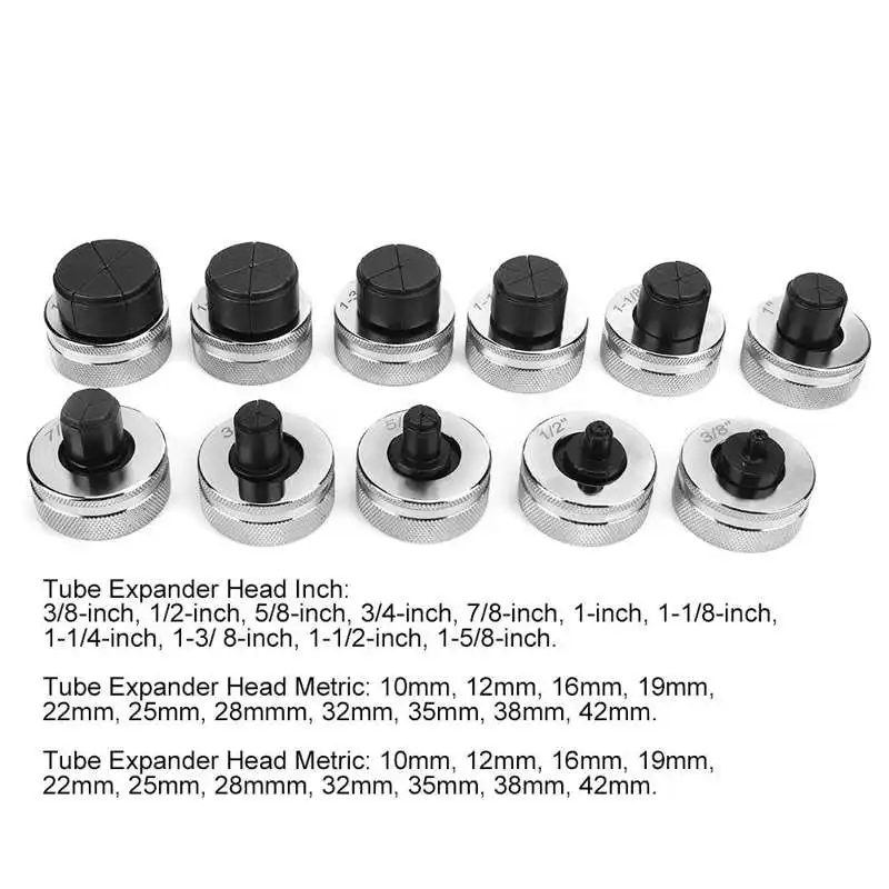 US $107.73 Flaring Tool Kit Tube Expander Hardware Accessory Water Pressure 40CR steel multifunctional hand Tool set Reamer Expander