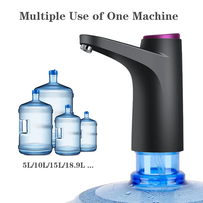 HiPiCok Water Pump 19 Liters Water Dispenser Mini USB Charging Automatic Electric Water Gallon Bottle Pump Drink Dispenser images - 6