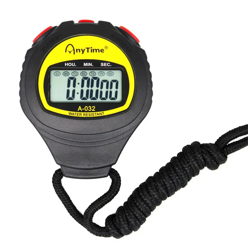 Multi-function Digital LCD Sports Stopwatch Electronic Stopwatch Chronograph Timer Counter Alarm Sports Watches Gym Accessories