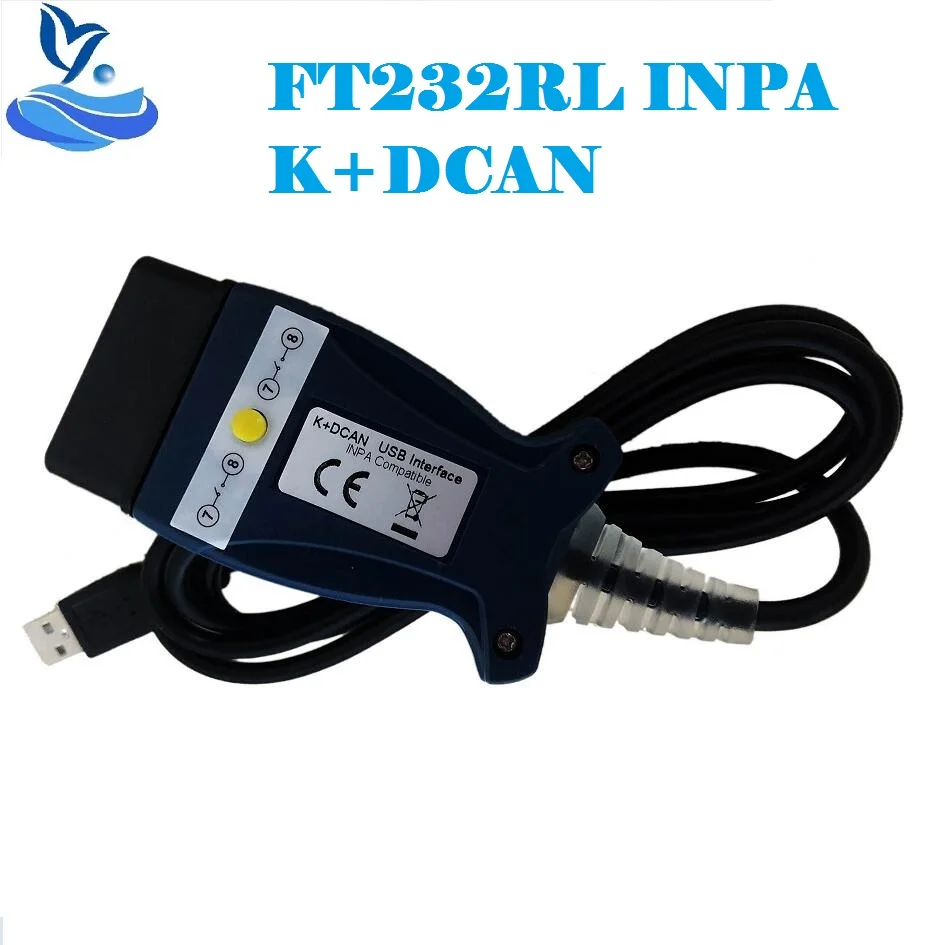 10 шт. INPA K + может с FTDI FT232RL чип OBDll кабель диагностический DCAN переключатель