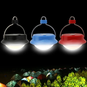 

LED Light Tents Night Lamp Lantern Portable Solar Power Magnet Outdoor Emergency Lamp USB Rechargeable Hand Lights For Fishing