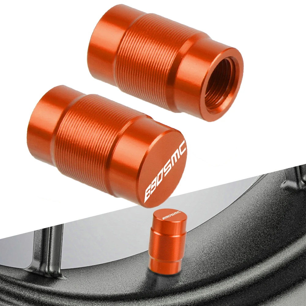 

For KTM 690SMC 690 SMC R 2008 2009 2010 2011 2012 2013 2014 2015 2016 Motorcycle Vehicle Wheel Tire Valve Stem Caps Covers