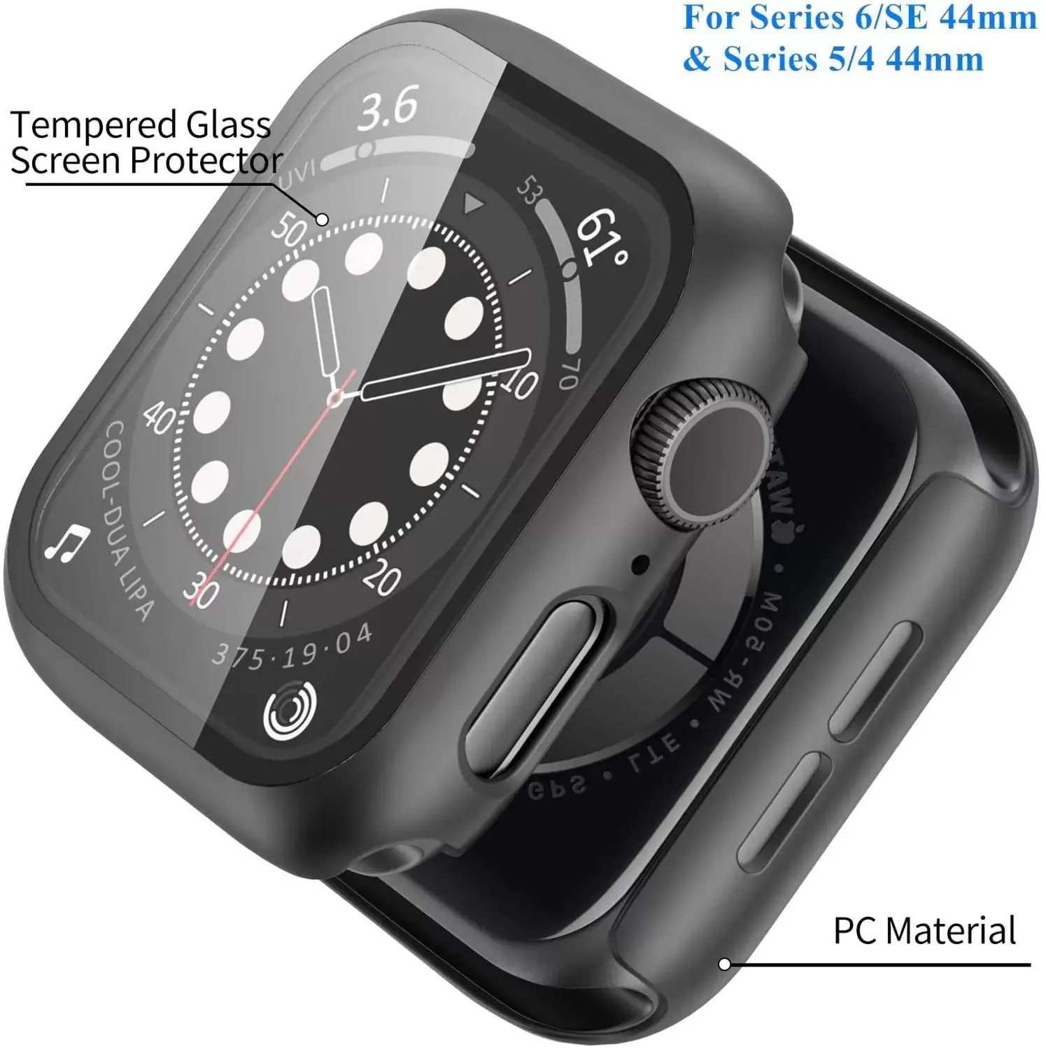 360 Тонкий чехол для часов Apple Watch 6 SE 5 4 3 2 1 42 мм 38 мягкая прозрачная защитная пленка