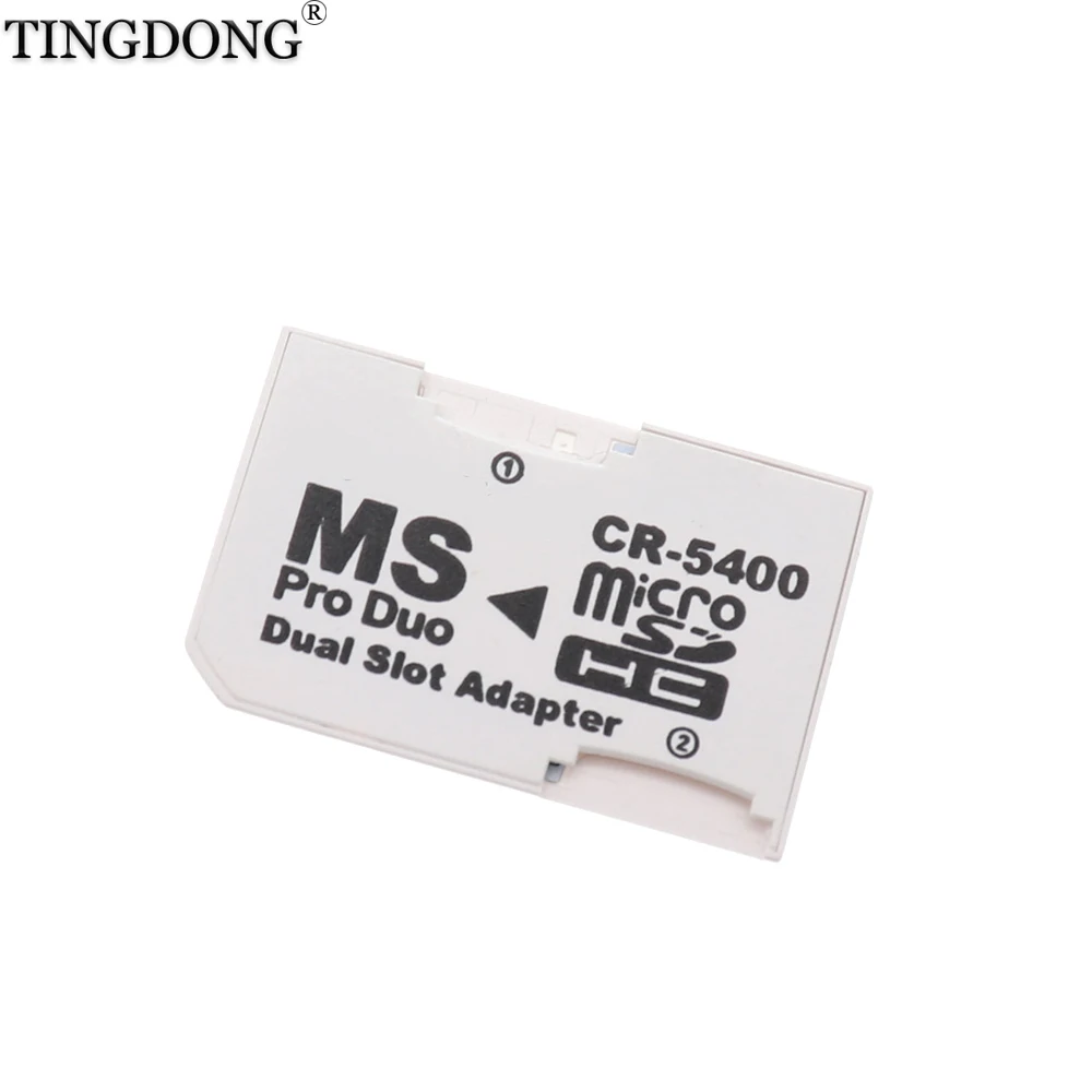 Адаптер карт памяти SDHC карты адаптер Micro SD/TF для MS PRO Duo Оборудование PSP CR
