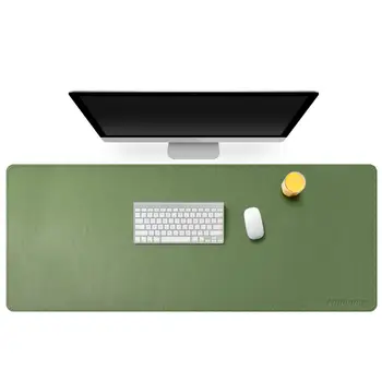 

Desk Pad 45.28" x19.69" Double Side PU Leather Ultra Thin 2mm Waterproof Mouse Mat for Office Home Desks, Gaming Mouse Pads