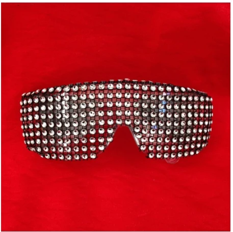 

nightclub bar singer DS stage lighting glasses Dancer stage show personality glasses show Cool Accessories rivet punk Sunglasses