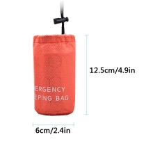Аварийный спальный мешок аварийная Первая помощь при засыпании мешок pe алюминиевый пленочный тент для наружного кемпинга и пешего туризма Защита от солнца